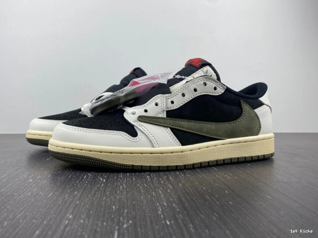 OG 1 Air DZ4137-106 WMNS Olive Jordan x Scott Low Travis 0520